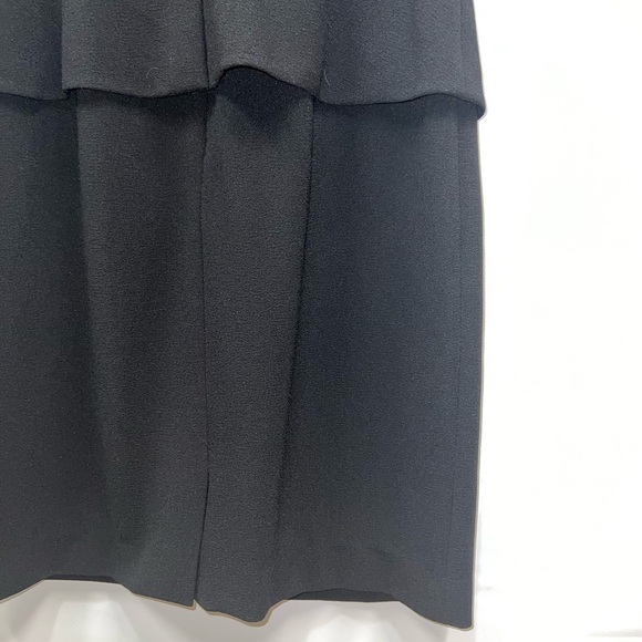 Tory Burch Dress Women’s Sz 8 Black Polyester Blend Sleeveless Zip Up - Picture 12 of 13